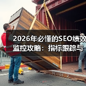 2026年必懂的SEO绩效监控攻略：指标跟踪与报告生成全解析（图3）