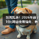 别再乱选！2026年最全对比网站使用指南，看完少走3年弯路（图4）