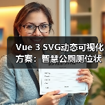Vue 3 SVG动态可视化方案：智慧公厕厕位状态实时更新