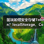 前端如何安全存储Token？localStorage、Cookie与组合方案分析
