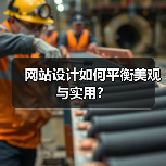 网站设计如何平衡美观与实用？