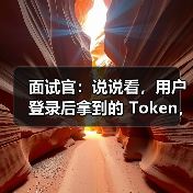 面试官：说说看，用户登录后拿到的 Token，你应该怎么存？存哪里？（图2）