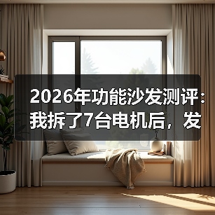 2026年功能沙发测评：我拆了7台电机后，发现了这5个真相（图3）