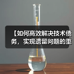 【如何高效解决技术债务，实现遗留问题的重构成功】（图4）