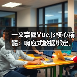 一文掌握Vue.js核心精髓：响应式数据绑定、组件化开发与高效应用技巧