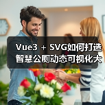 Vue3 + SVG如何打造智慧公厕动态可视化大屏？