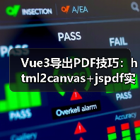 Vue3导出PDF技巧：html2canvas+jspdf实现