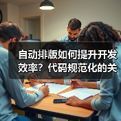 自动排版如何提升开发效率？代码规范化的关键技巧