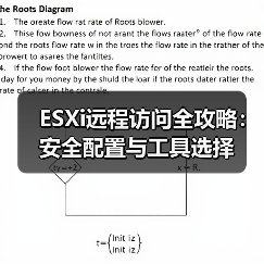ESXi远程访问全攻略:安全配置与工具选择(图3) ESXi远程访问全攻略:安全配置与工具选择(图3)