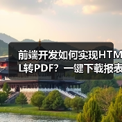 前端开发如何实现HTML转PDF？一键下载报表数据（图2）