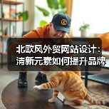 北欧风外贸网站设计：清新元素如何提升品牌形象与转化率？（图2）