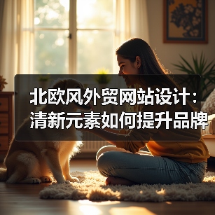 北欧风外贸网站设计：清新元素如何提升品牌形象与转化率？（图3）