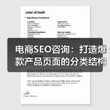 电商SEO咨询：打造爆款产品页面的分类结构揭秘（图3）
