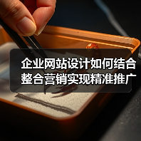 企业网站设计如何结合整合营销实现精准推广（图2）
