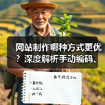 网站制作哪种方式更优？深度解析手动编码、CMS与建站平台的选择（图3）