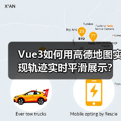 Vue3如何用高德地图实现轨迹实时平滑展示？（图3）