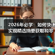 2026年必学：如何快速实现精选摘要获取和零位排名点击急升
