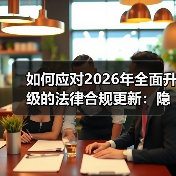 如何应对2026年全面升级的法律合规更新:隐私与数据保护新机遇(图4) 如何应对2026年全面升级的法律合规更新:隐私与数据保护新机遇(图4)