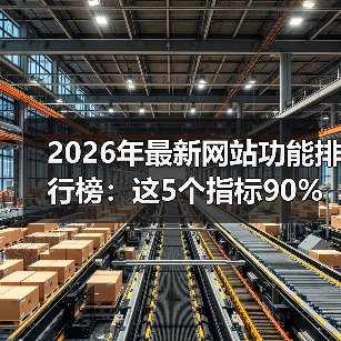 2026年最新网站功能排行榜:这5个指标90%的人看错了(图4) 2026年最新网站功能排行榜:这5个指标90%的人看错了(图4)