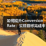 如何提升Conversion Rate:实现目标完成率的秘籍(图4) 如何提升Conversion Rate:实现目标完成率的秘籍(图4)