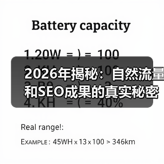2026年揭秘:自然流量和SEO成果的真实秘密(图2) 2026年揭秘:自然流量和SEO成果的真实秘密(图2)