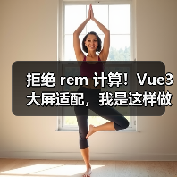 拒绝 rem 计算!Vue3 大屏适配,我是这样做的(图1) 拒绝 rem 计算!Vue3 大屏适配,我是这样做的(图1)