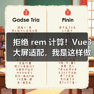 拒绝 rem 计算!Vue3 大屏适配,我是这样做的(图4) 拒绝 rem 计算!Vue3 大屏适配,我是这样做的(图4)