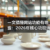 一文搞懂网站功能有哪些:2026年核心功能清单(图1) 一文搞懂网站功能有哪些:2026年核心功能清单(图1)