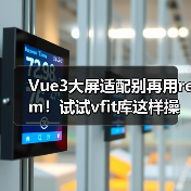 Vue3大屏适配别再用rem!试试vfit库这样操作(图3) Vue3大屏适配别再用rem!试试vfit库这样操作(图3)