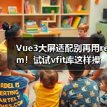 Vue3大屏适配别再用rem!试试vfit库这样操作(图1) Vue3大屏适配别再用rem!试试vfit库这样操作(图1)