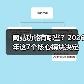 网站功能有哪些?2026年这7个核心模块决定生死(图1) 网站功能有哪些?2026年这7个核心模块决定生死(图1)