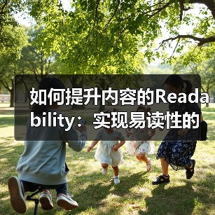 如何提升内容的Readability：实现易读性的五大秘诀