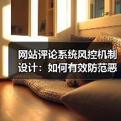 网站评论系统风控机制设计：如何有效防范恶意内容？