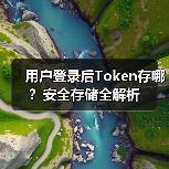 用户登录后Token存哪?安全存储全解析(图1) 用户登录后Token存哪?安全存储全解析(图1)
