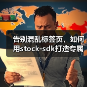 告别混乱标签页,如何用stock-sdk打造专属A股行情仪表盘(图1) 告别混乱标签页,如何用stock-sdk打造专属A股行情仪表盘(图1)