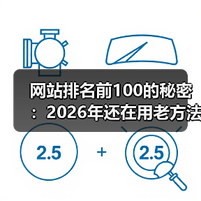 网站排名前100的秘密:2026年还在用老方法就输了(图1) 网站排名前100的秘密:2026年还在用老方法就输了(图1)