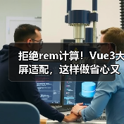 拒绝rem计算！Vue3大屏适配，这样做省心又高效（图3）