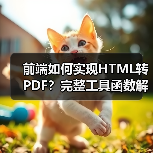 前端如何实现HTML转PDF？完整工具函数解析（图2）