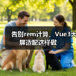 告别rem计算,Vue3大屏适配这样做(图1) 告别rem计算,Vue3大屏适配这样做(图1)