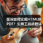 前端如何实现HTML转PDF？实用工具函数详解