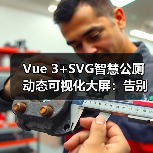 Vue 3+SVG智慧公厕动态可视化大屏:告别切图高保真方案(图4) Vue 3+SVG智慧公厕动态可视化大屏:告别切图高保真方案(图4)