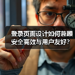 登录页面设计如何兼顾安全高效与用户友好?(图2) 登录页面设计如何兼顾安全高效与用户友好?(图2)