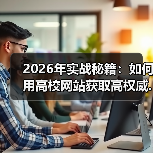 2026年实战秘籍:如何用高校网站获取高权威.edu外链(图3) 2026年实战秘籍:如何用高校网站获取高权威.edu外链(图3)
