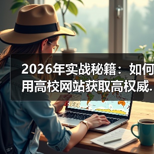 2026年实战秘籍:如何用高校网站获取高权威.edu外链(图1) 2026年实战秘籍:如何用高校网站获取高权威.edu外链(图1)