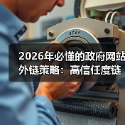 2026年必懂的政府网站外链策略:高信任度链接的秘密(图3) 2026年必懂的政府网站外链策略:高信任度链接的秘密(图3)