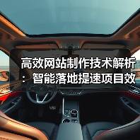 高效网站制作技术解析:智能落地提速项目效率的关键(图1) 高效网站制作技术解析:智能落地提速项目效率的关键(图1)