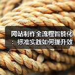 网站制作全流程智能化：标准实践如何提升效率？（图2）