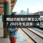 网站功能报价单怎么写?2026年实战版:从亏钱到溢价300%的报价心法(图2) 网站功能报价单怎么写?2026年实战版:从亏钱到溢价300%的报价心法(图2)