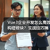 Vue3企业开发怎么高效构建模块?实战技巧揭秘(图2) Vue3企业开发怎么高效构建模块?实战技巧揭秘(图2)