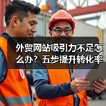 外贸网站吸引力不足怎么办?五步提升转化率方法分享(图3) 外贸网站吸引力不足怎么办?五步提升转化率方法分享(图3)